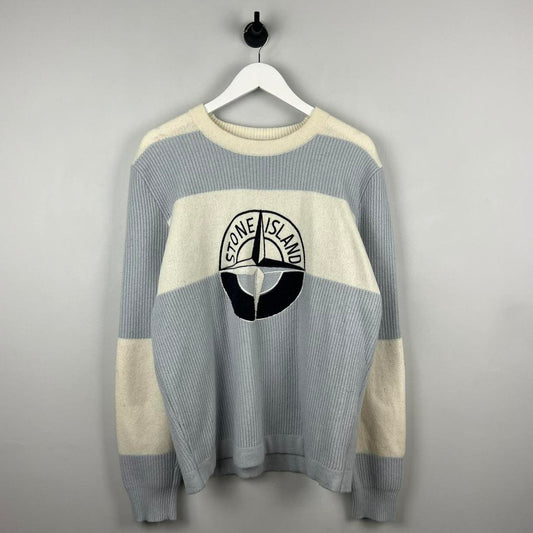 Stone Island Logo Knit Jumper (XL)