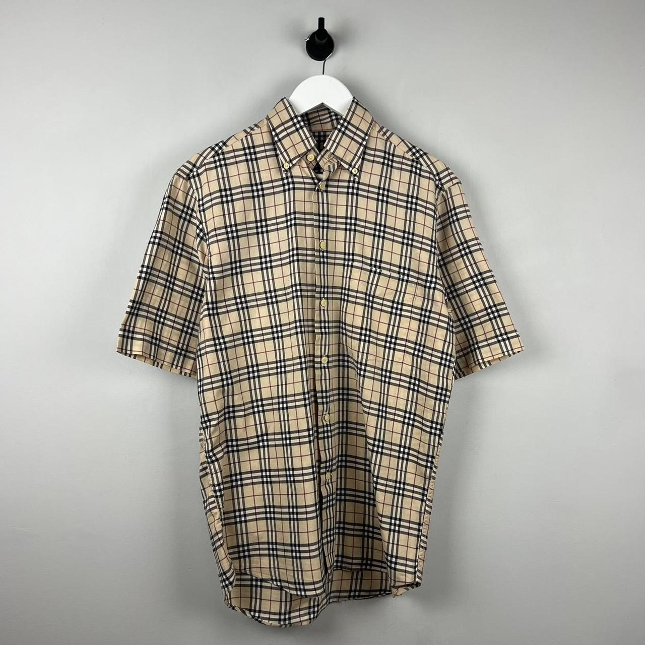 00’s Burberry Nova Check SS Shirt (M)