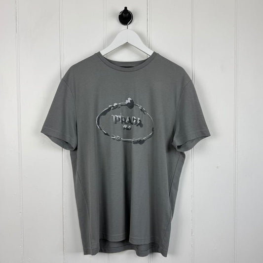 Prada Milano Embroidered T Shirt (XXL)