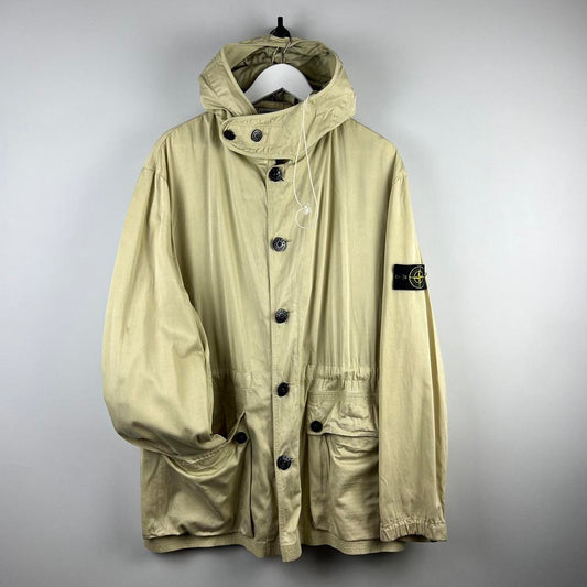 Stone Island 2003 Raso Gommato Parka Jacket (XL)
