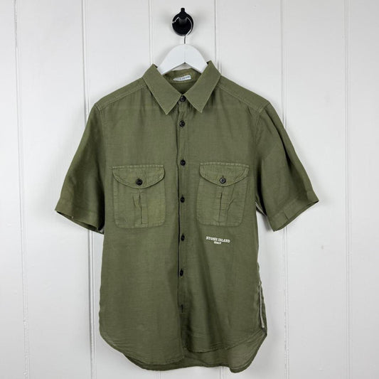 2000’s Stone Island Linen Shirt (M)