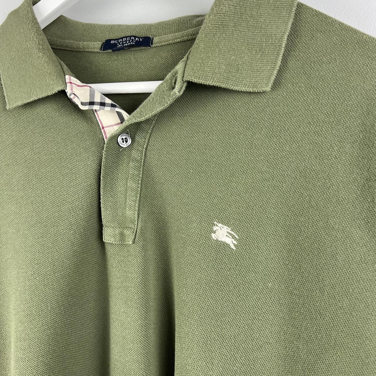 00’s Burberry Logo Polo Shirt (XL)