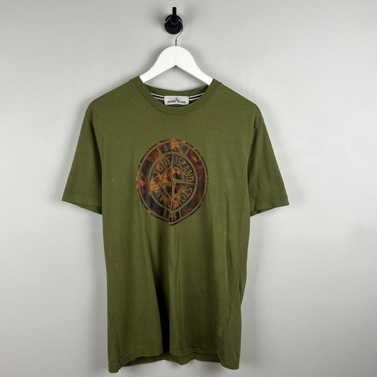 Stone Island Tortoise Shell Logo T-shirt (L)