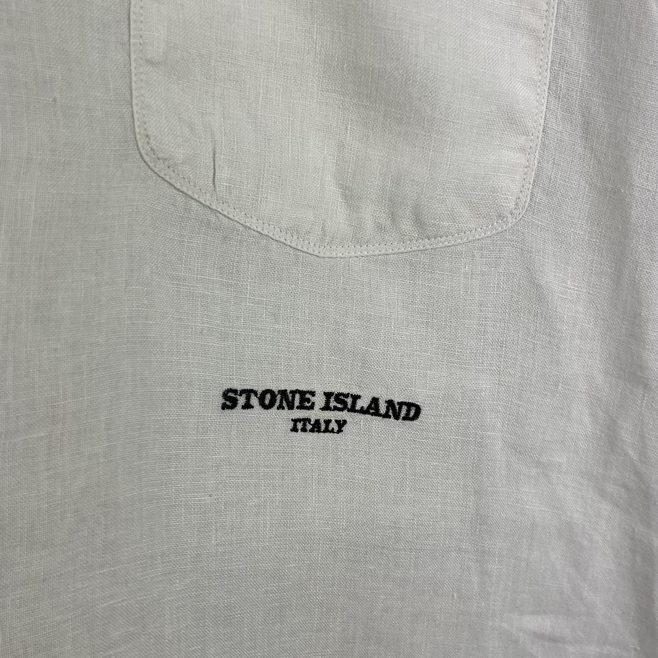 00s Stone Island Linen SS Shirt (XL)