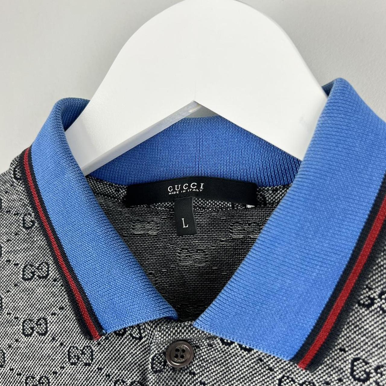 00’s Gucci Monogram Polo Shirt (M)