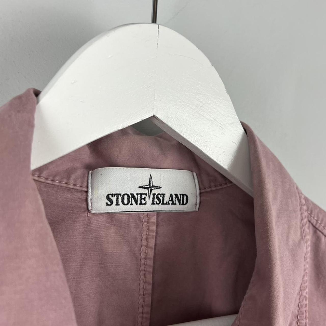 Stone Island Zip Canvas Over Shirt (M)