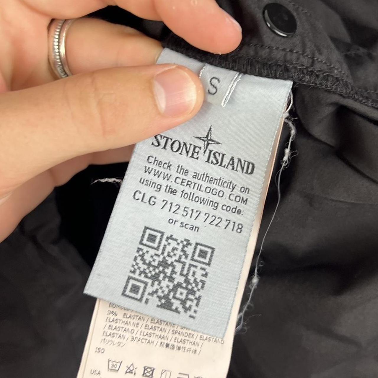 Stone island clearance zip up shirt