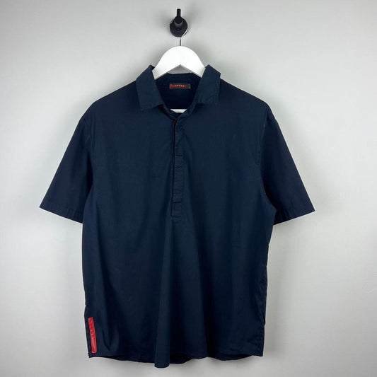 00’s Prada Sport Logo Over Shirt (L)