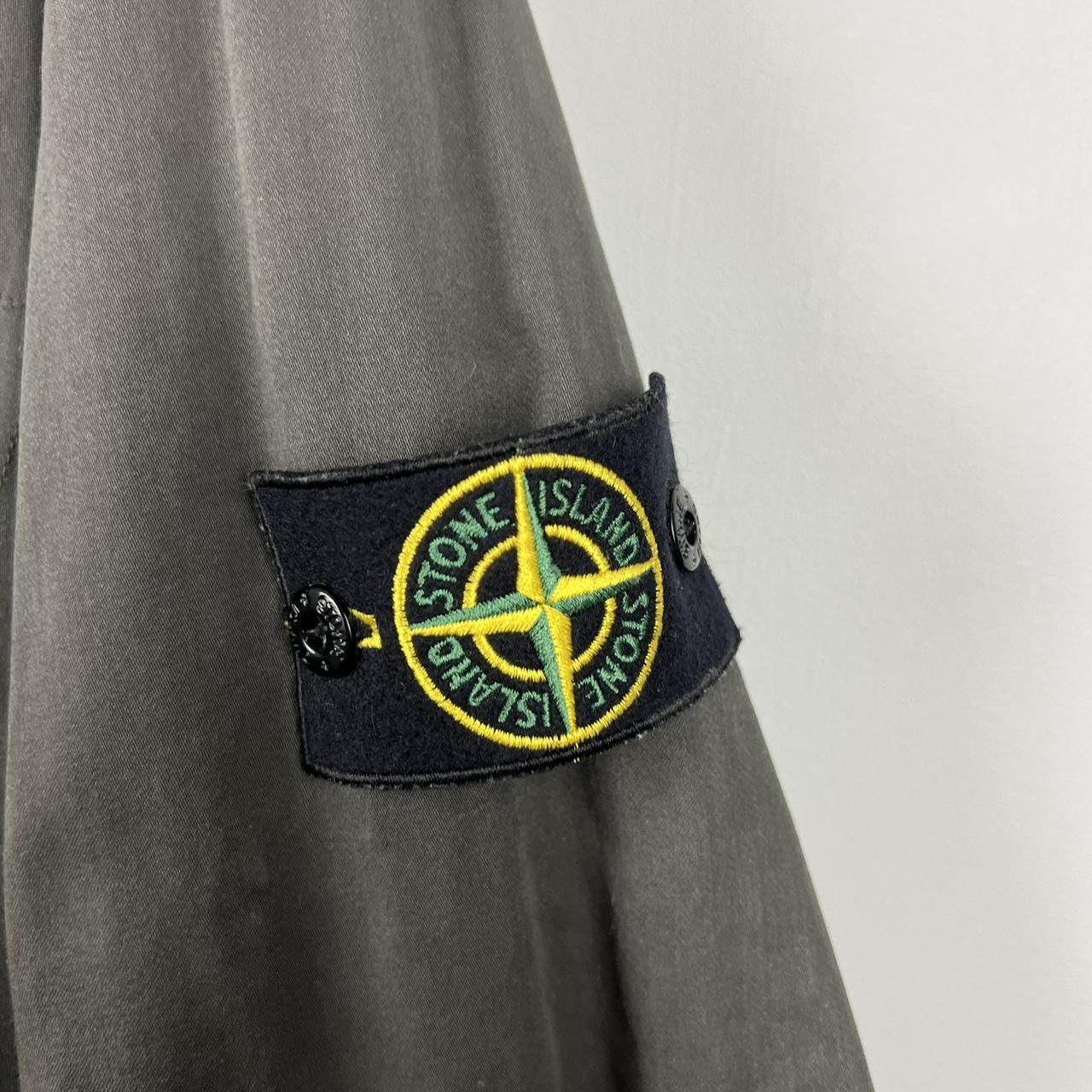 Stone Island Raso Gommato Button Over Shirt (L)