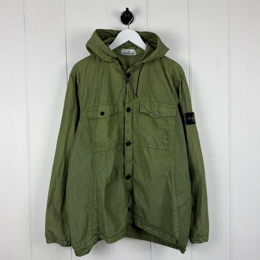 Stone Island Hooded Over Shirt (XXL)