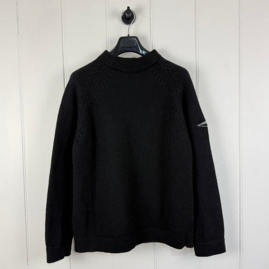 Early 00s Stone Island Compass Logo Knit (M)