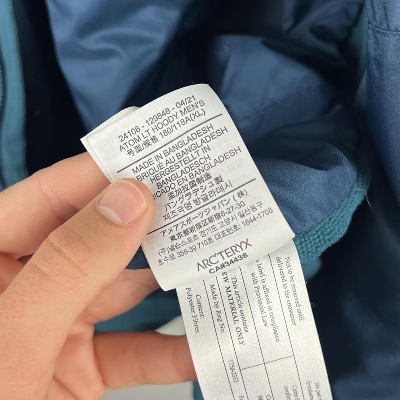 Arcteryx Atom LT Jacket (XL)