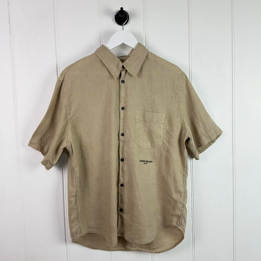 00s Stone Island Linen Shirt (L)