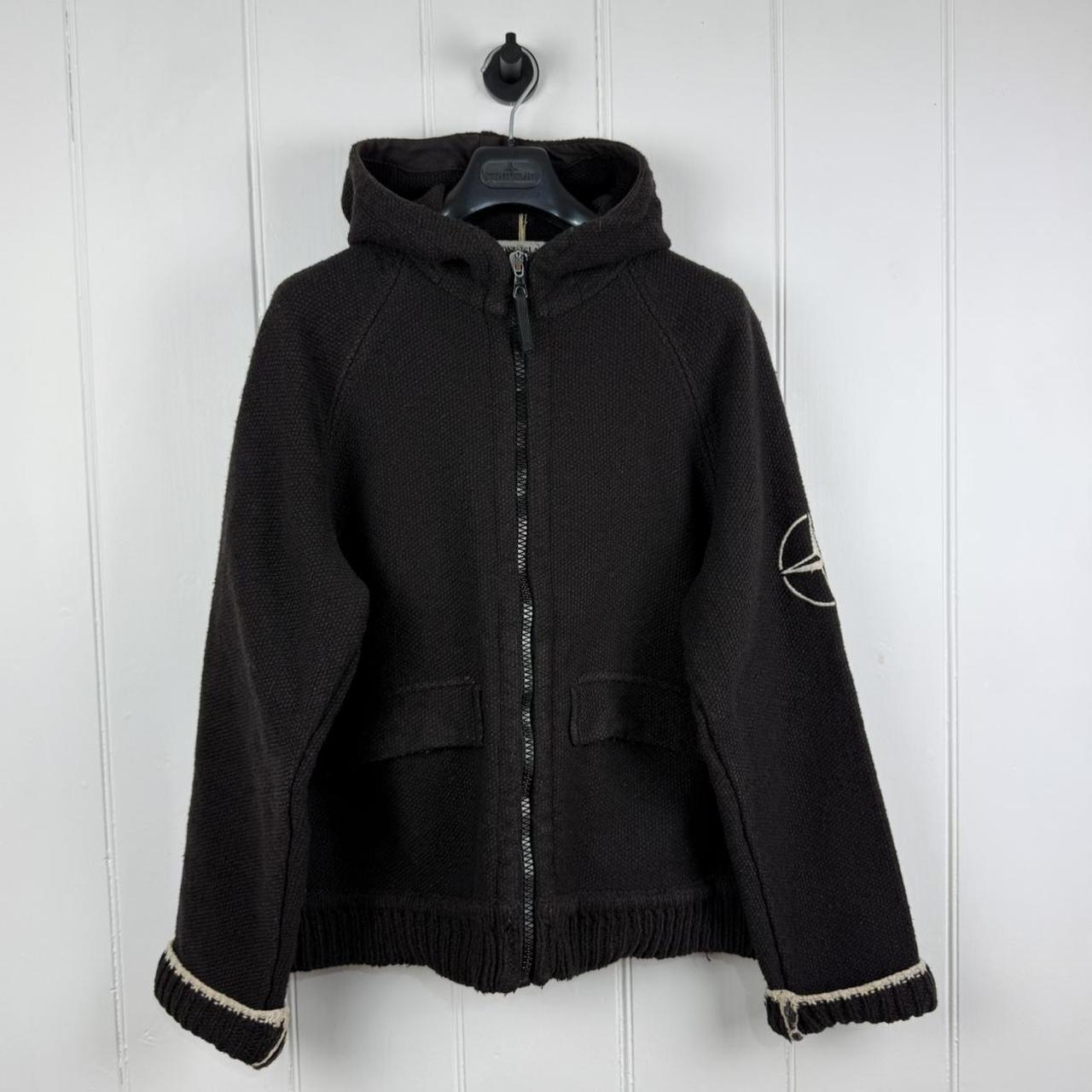2000’s Stone Island Compass Logo Knit Jacket (L)