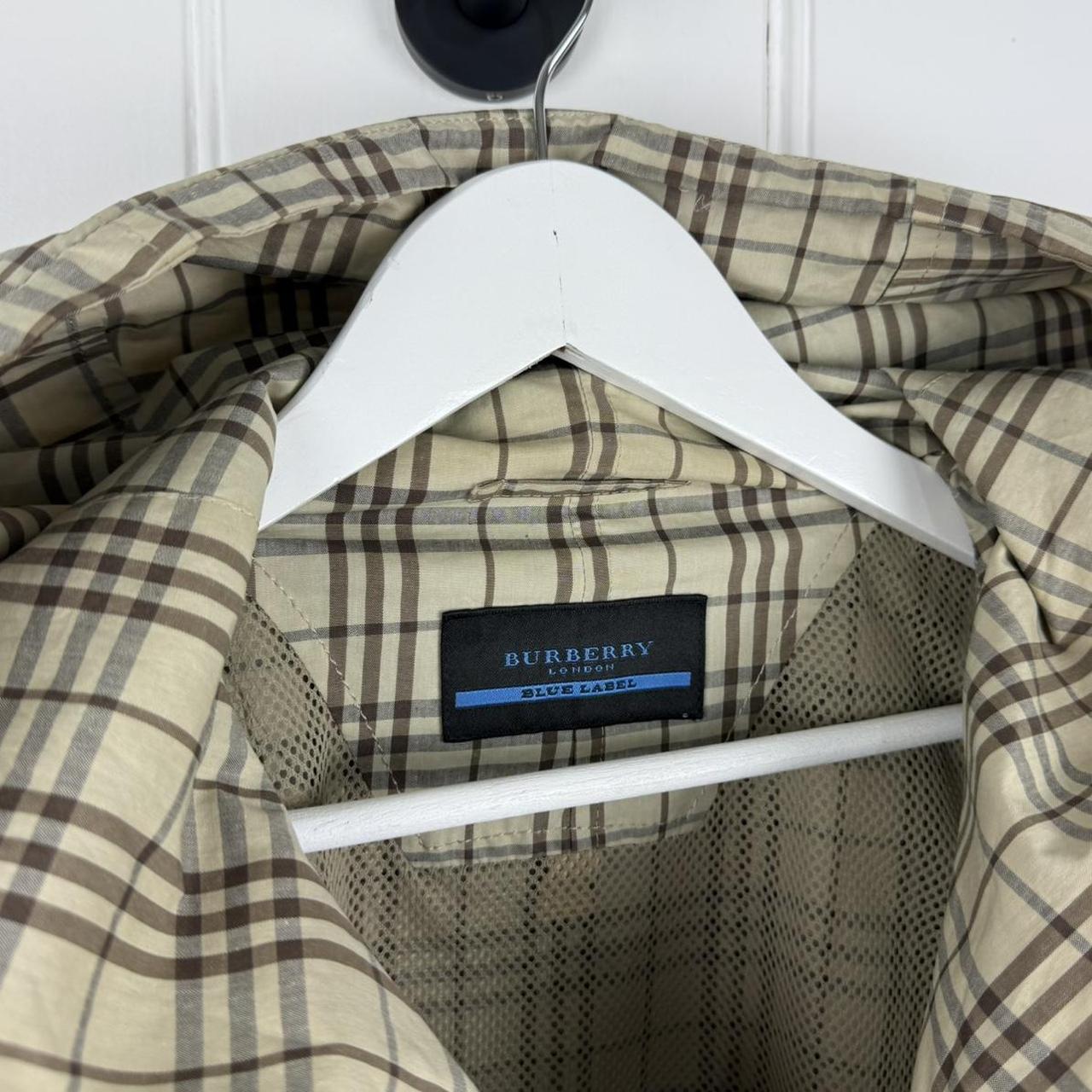Burberry Checkered Parka Jacket (L)
