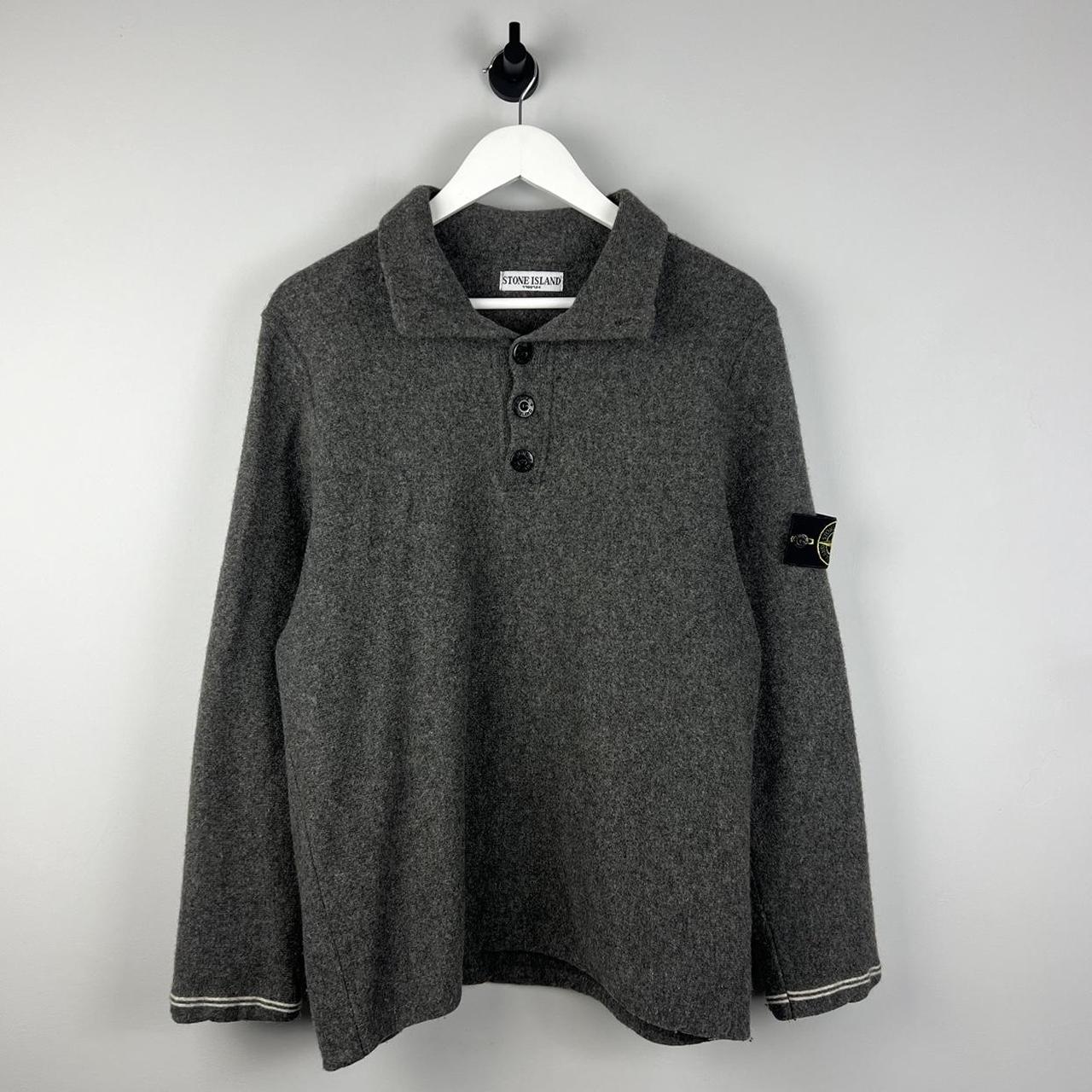 Stone Island Knit Collared Jumper (M/L)