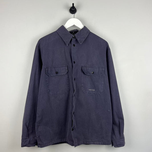 Stone Island Logo Shirt LS (L)