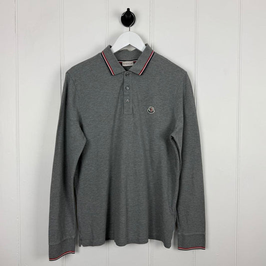 Moncler Long Sleeve Polo Shirt (L)