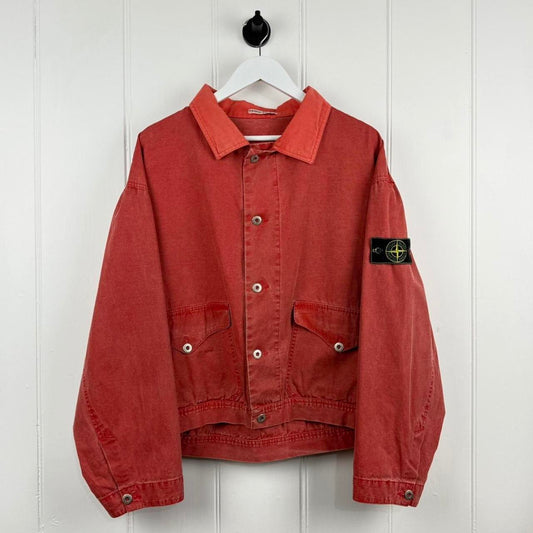 1989 Stone Island Ripstop Print Carpenter Jacket (M/L)