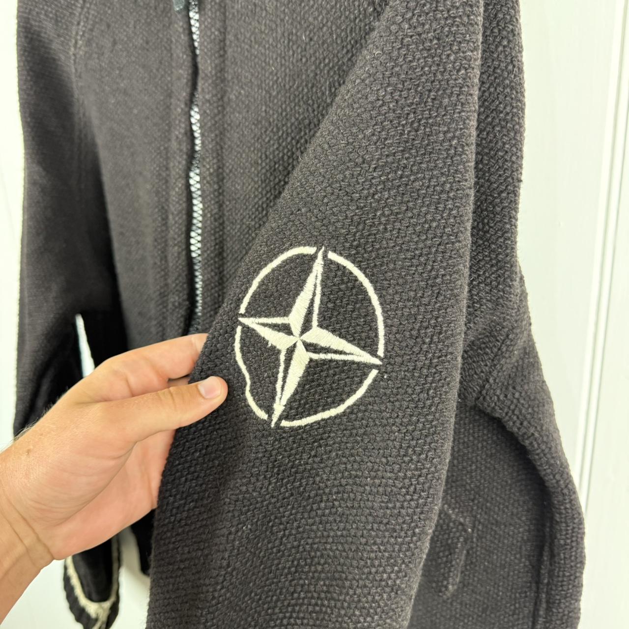 2000’s Stone Island Compass Logo Knit Jacket (L)