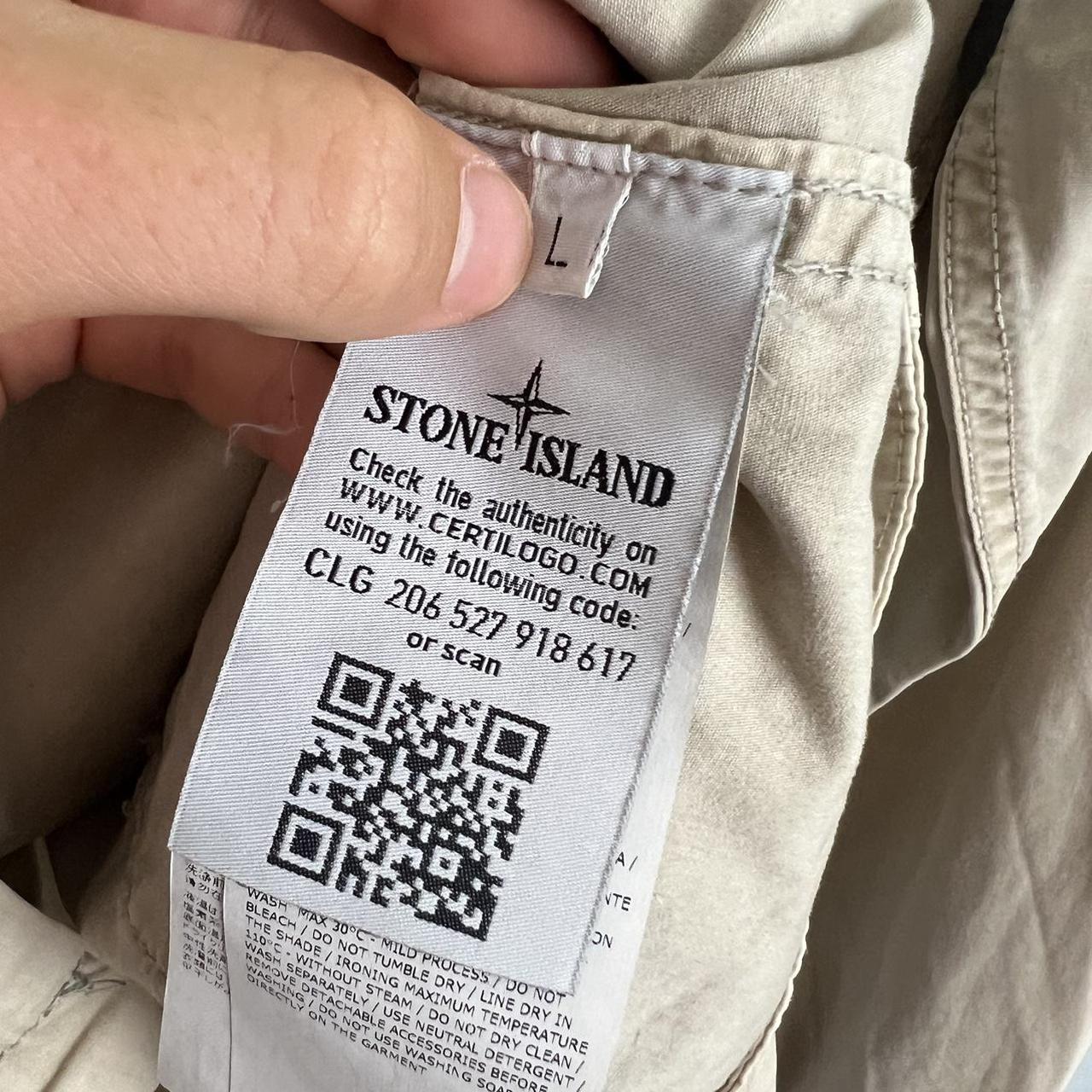 Stone Island Washed Canvas Multipocket Overshirt (M)