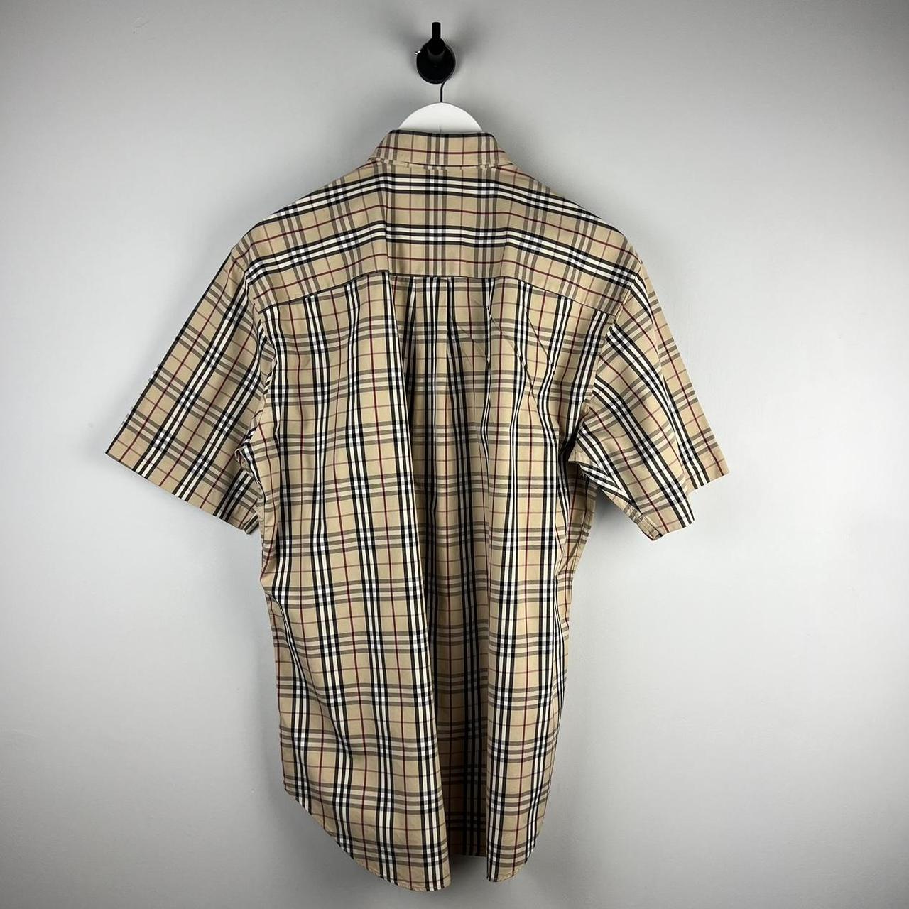 90’s Burberry Nova Check Logo Shirt SS (L/XL)