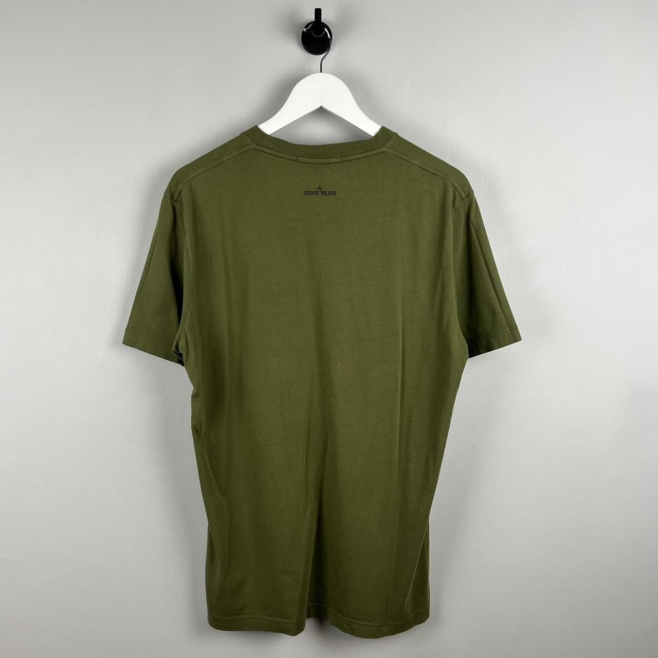 Stone island t shirt olive green on sale