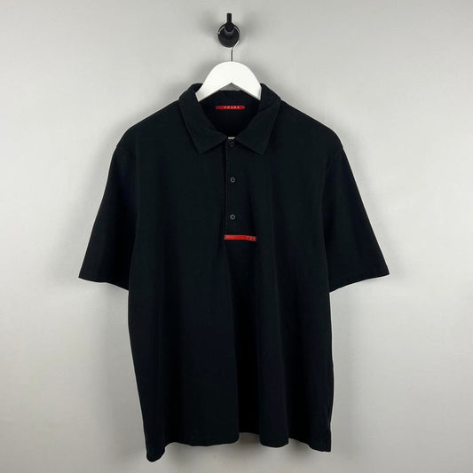 00’s Prada Sport Logo Polo Shirt (L/XL)