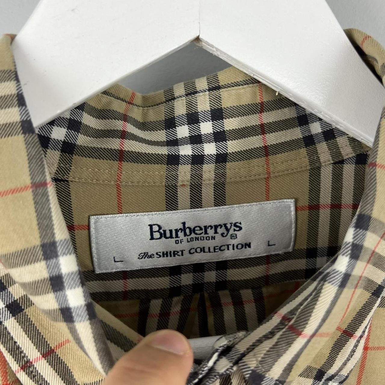 Vintage Burberry Nova Check LS Shirt (L)