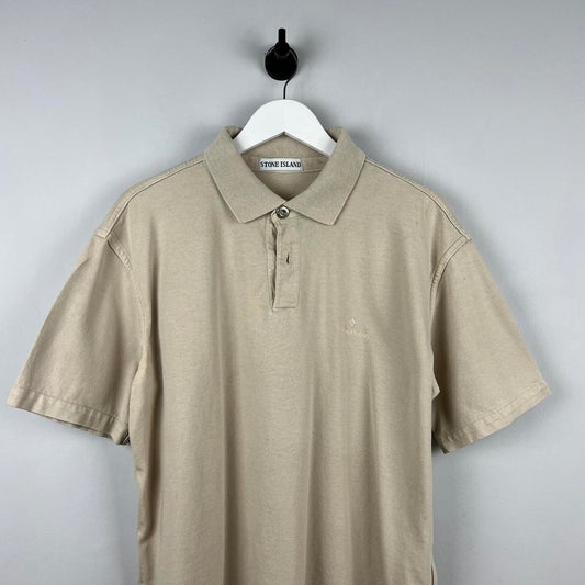 90’s Stone Island Logo Polo Shirt (XL)