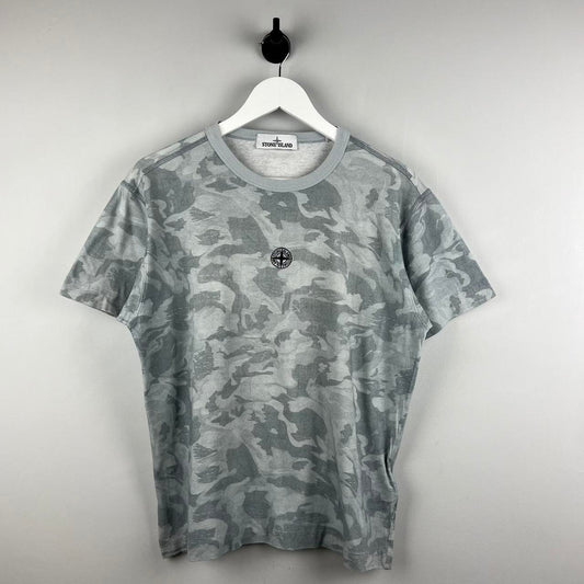 Stone Island Camo Logo T-shirt (M)