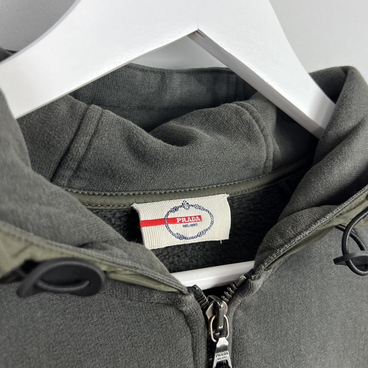 00's Prada Sport Logo Zip Hoodie (M)