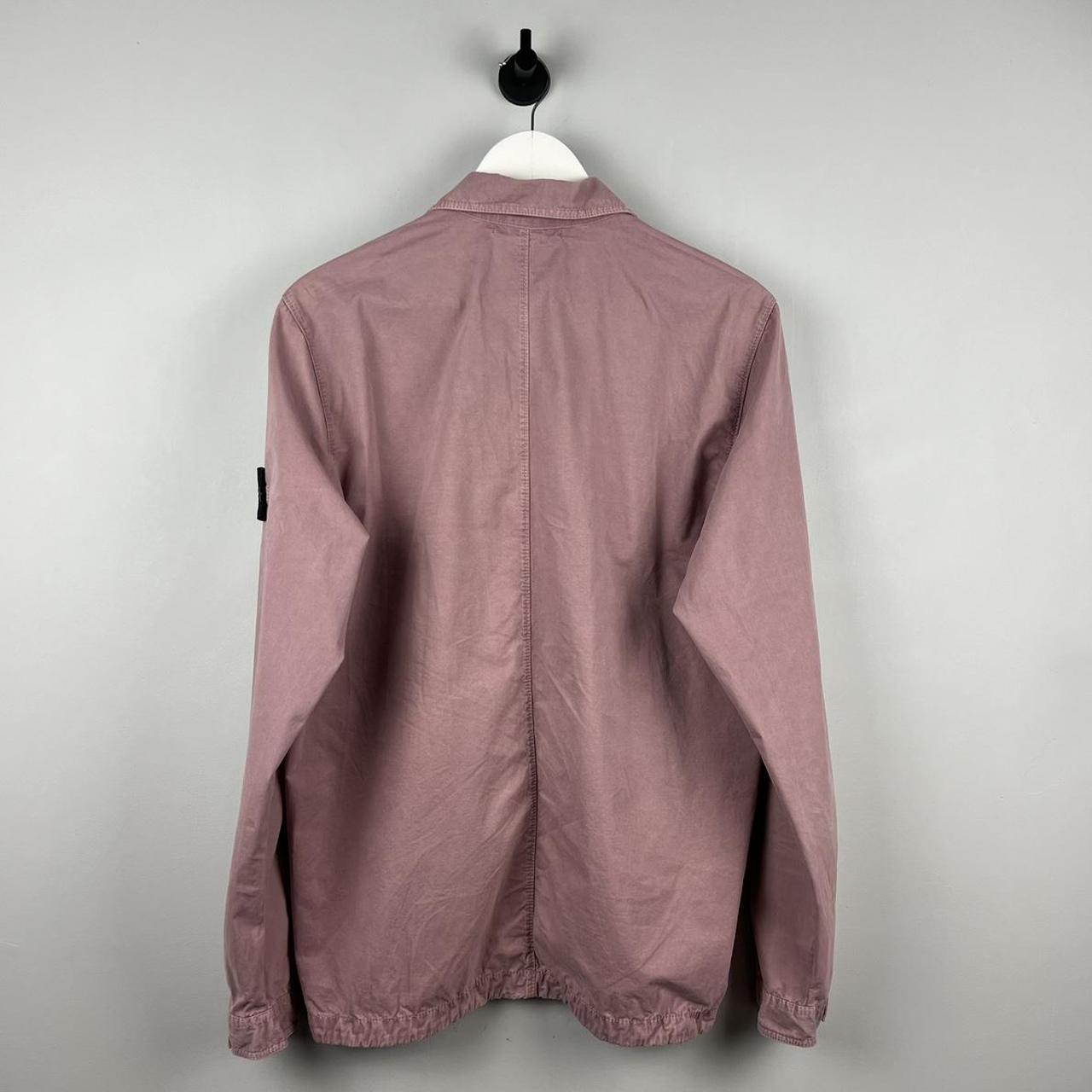 Stone Island Zip Canvas Over Shirt (M)