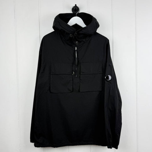 C.P. Company Lens Sleeve Overhead Smock Jacket Black (L)