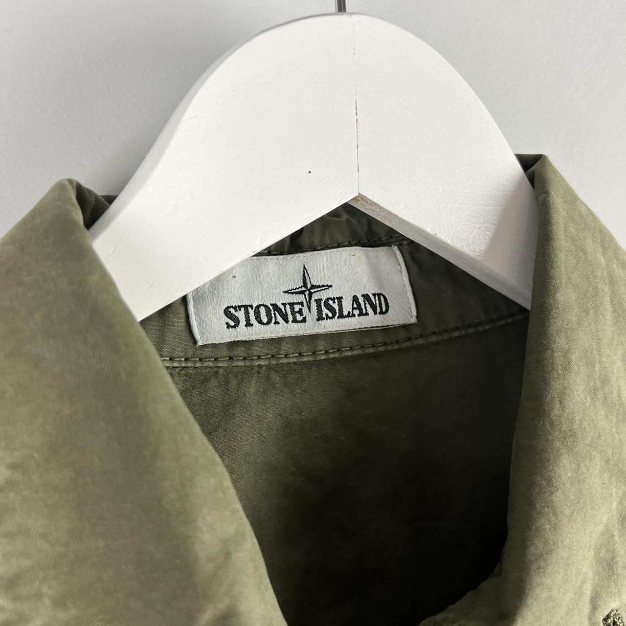 Stone Island Washed Canvas Over Shirt (M)