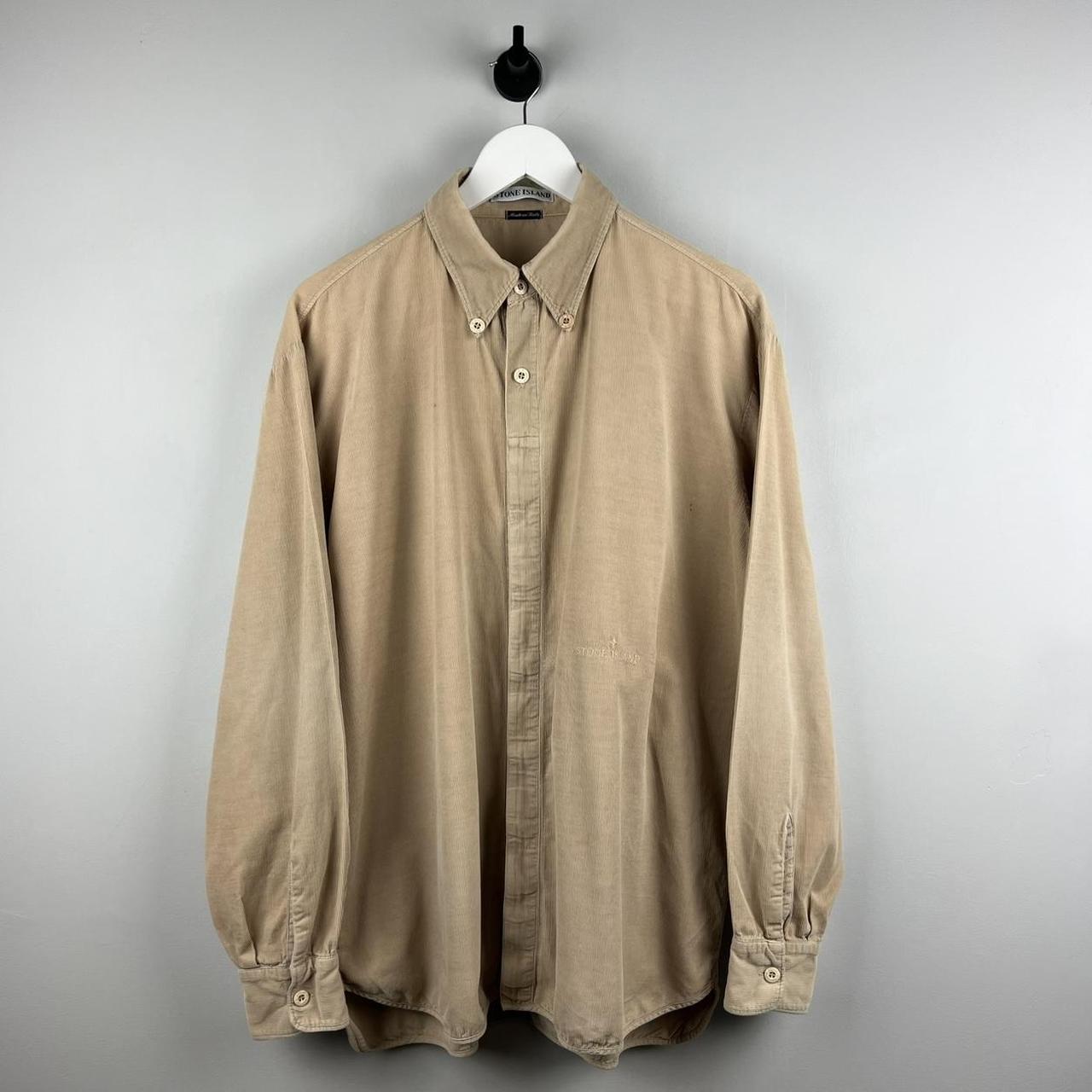 90’s Stone Island Corduroy Shirt (L)