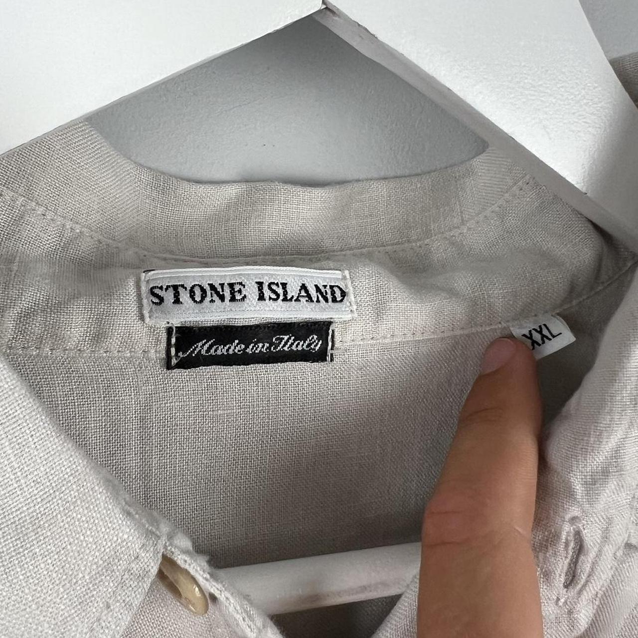 00’s Stone Island Linen Shirt (XXL)