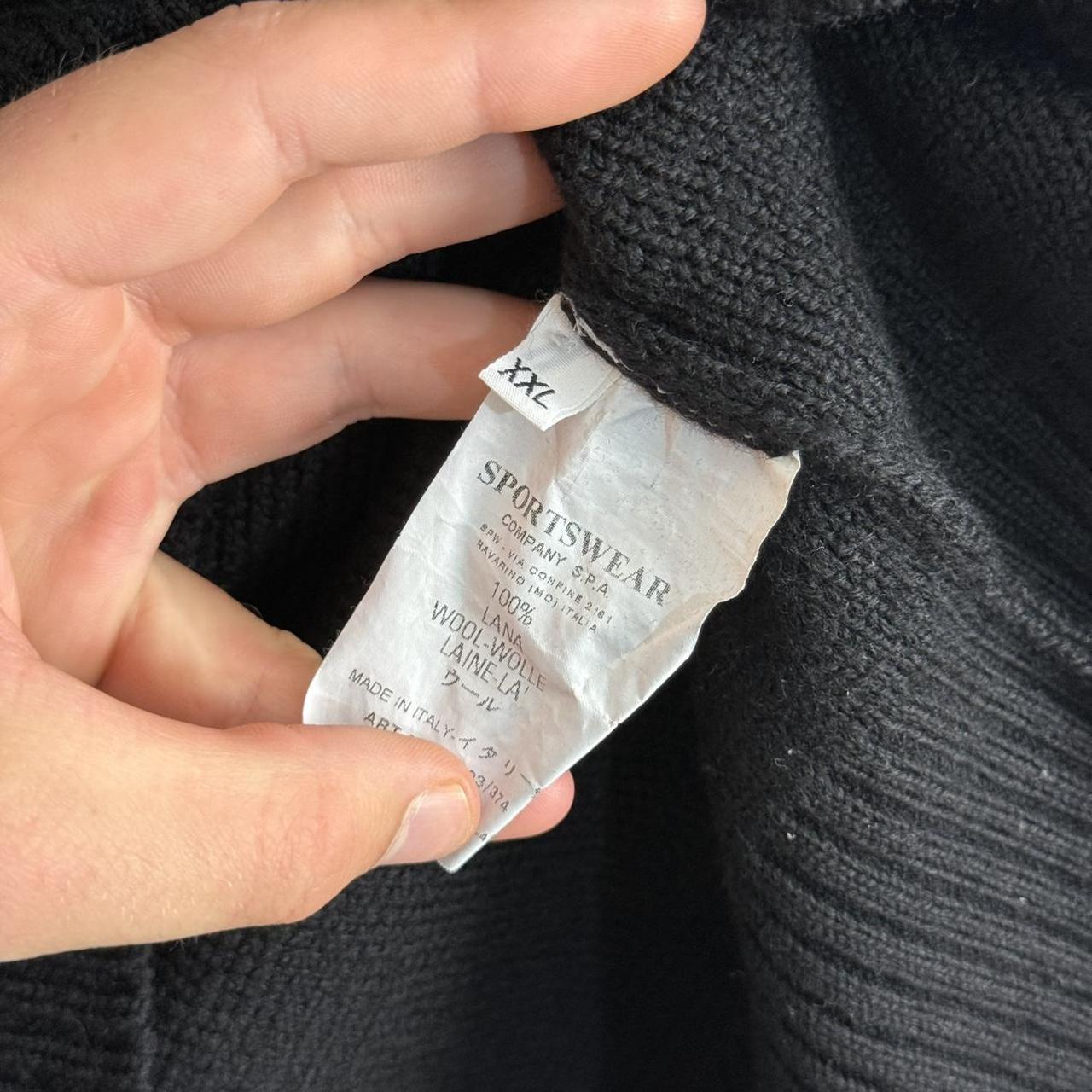 Mid 00s Stone Island Quarter Zip Knit (XL)