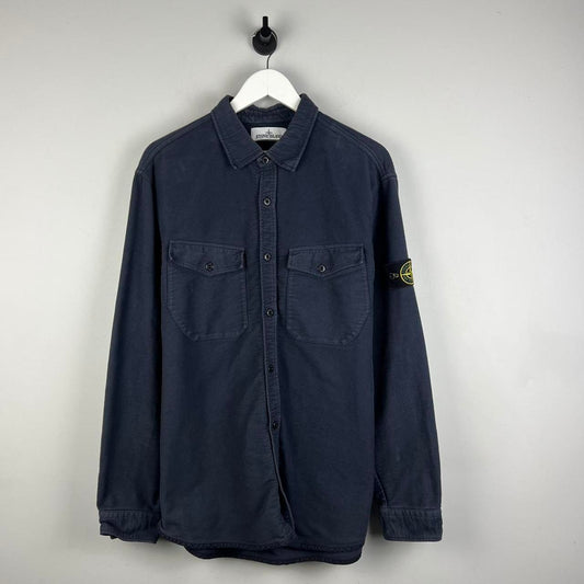 Stone Island Mole Skin Over Shirt (XXL)