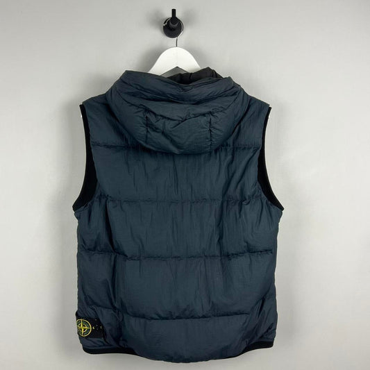 Stone Island Opaque Nylon Tela Padded Gilet (L)