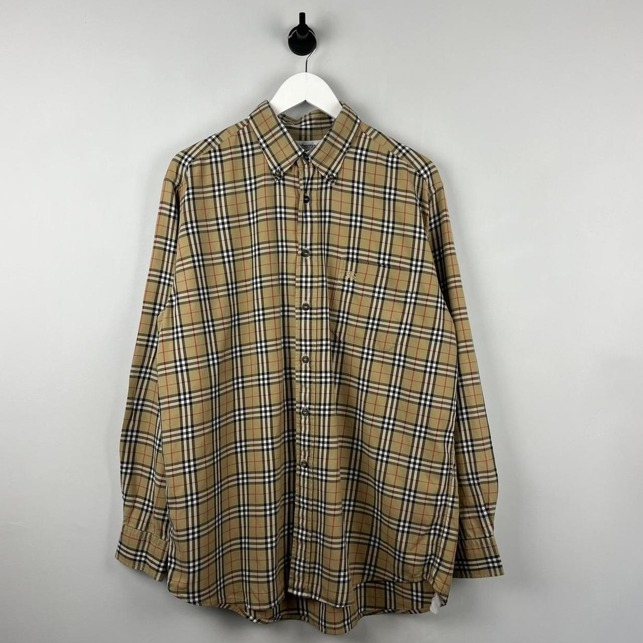 Vintage Burberry Nova Check LS Shirt (L)