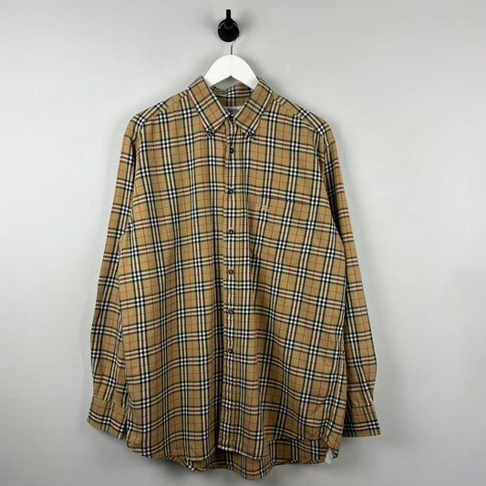 Vintage Burberry Nova Check LS Shirt (L)