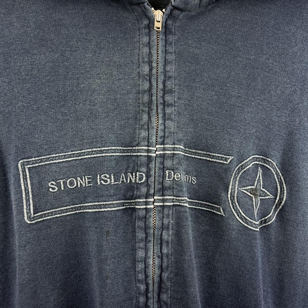 Stone Island Denims Logo Hoodie (XXL)