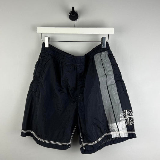 Stone Island Logo Swim Shorts (M)