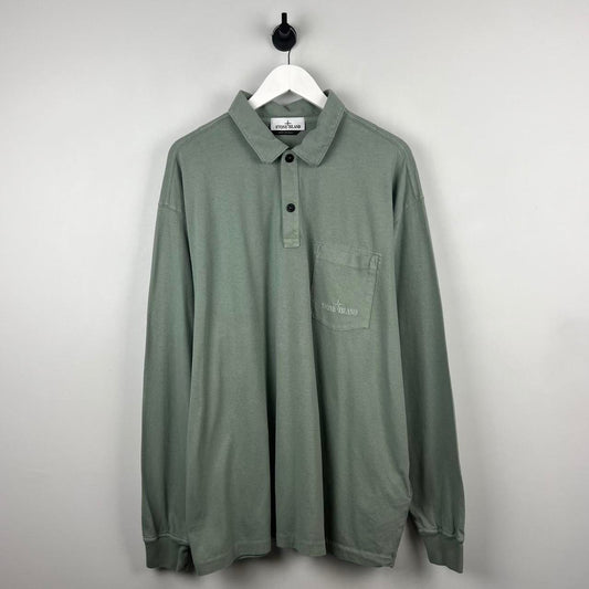 Stone Island Logo Polo Shirt (XXL)