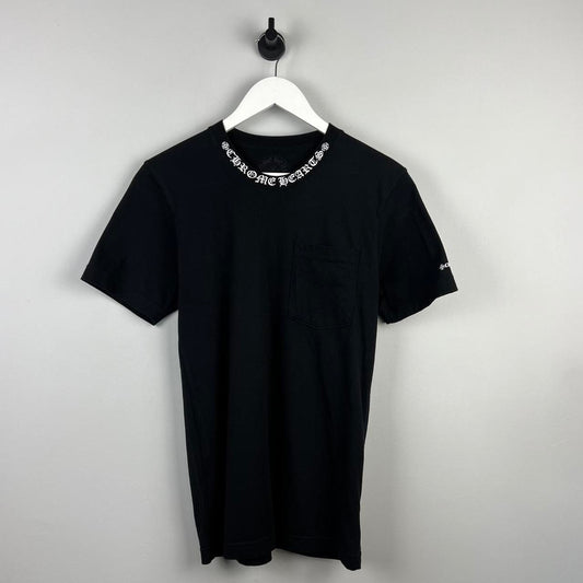 Chrome Hearts Ribbed Neck Logo T-shirt (S)