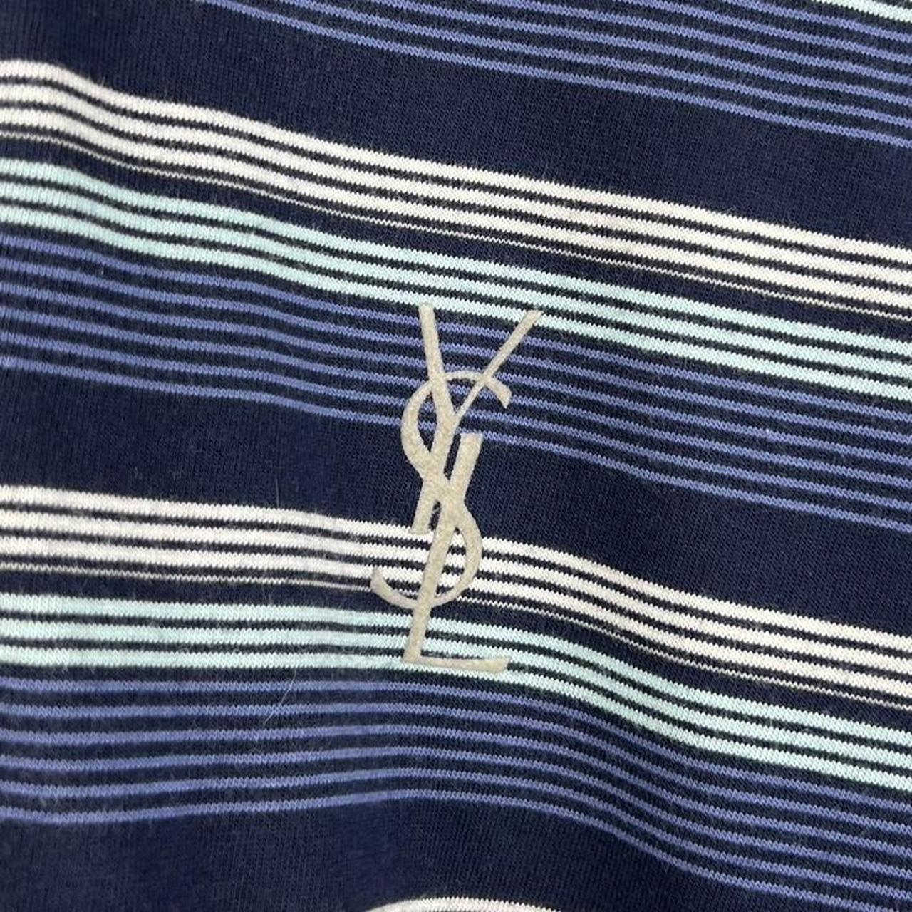 00’s Yves Saint Laurent Logo Polo Shirt (L)