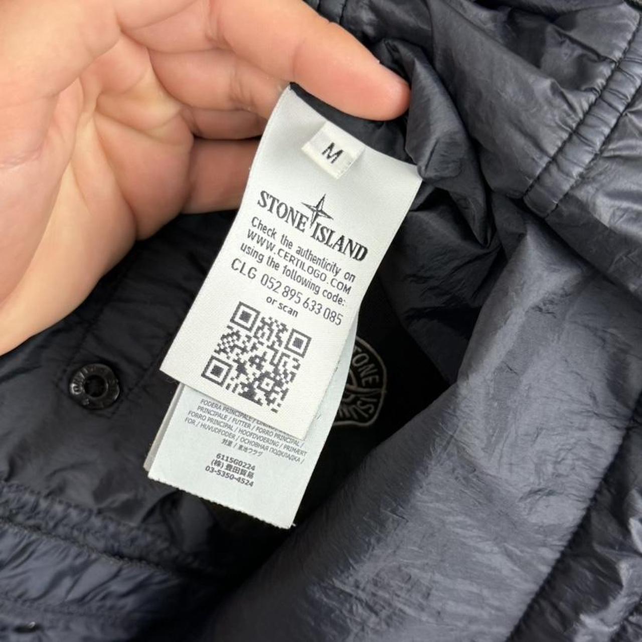 Stone Island Garment Dyed Down 26GR-X SQM-N Gilet Navy (M)