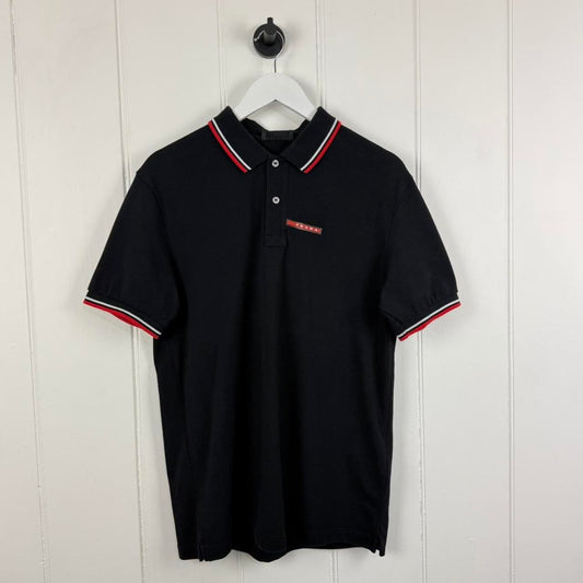 Prada Sport Logo Polo Shirt (XL)