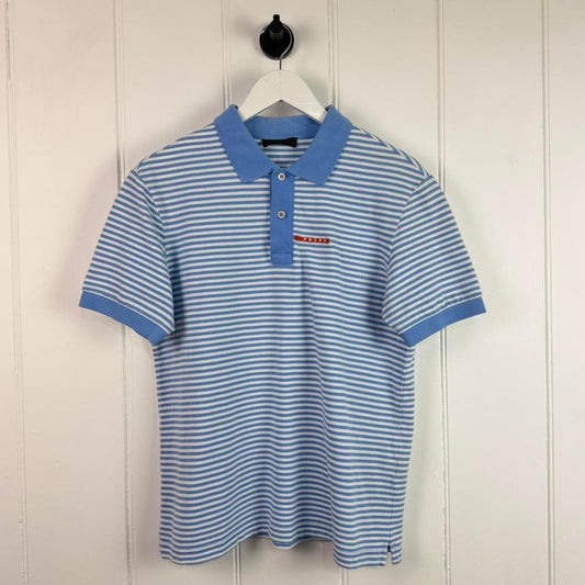 Prada Sport Logo Polo Shirt (L)